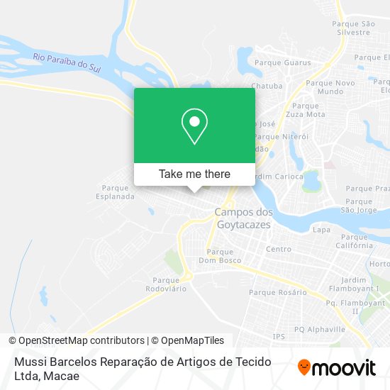 Mussi Barcelos Reparação de Artigos de Tecido Ltda map