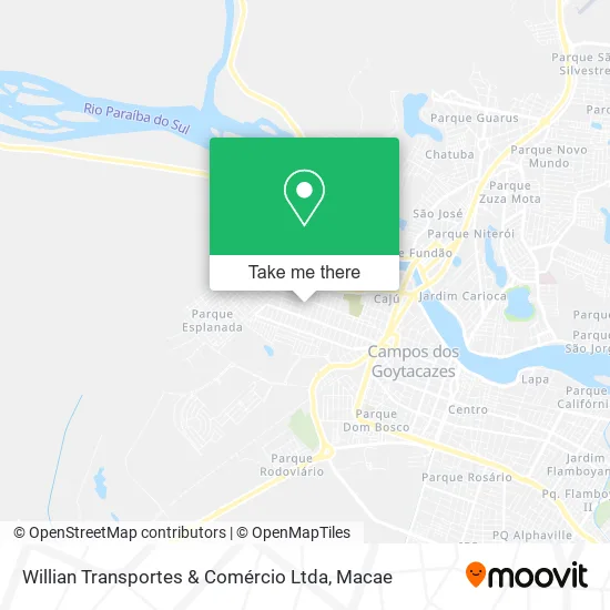 Willian Transportes & Comércio Ltda map