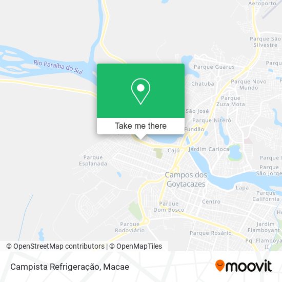 Campista Refrigeração map