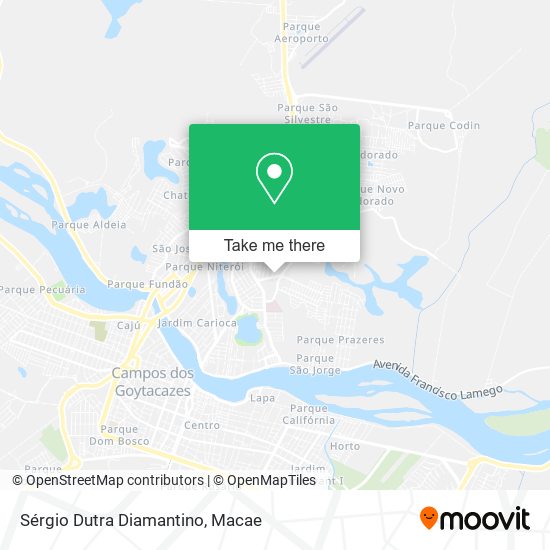 Sérgio Dutra Diamantino map