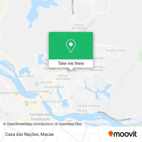 Casa das Rações map