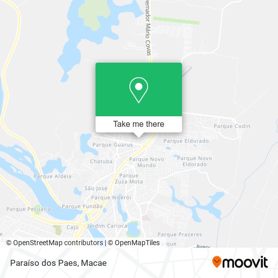 Paraíso dos Paes map
