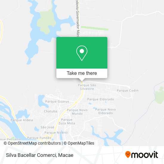 Silva Bacellar Comerci map