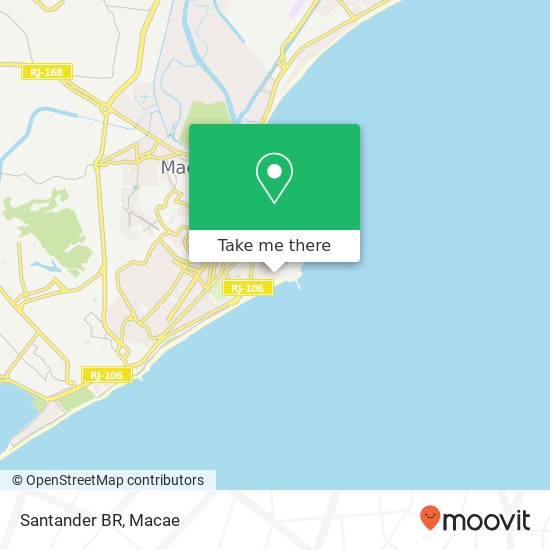 Santander BR map