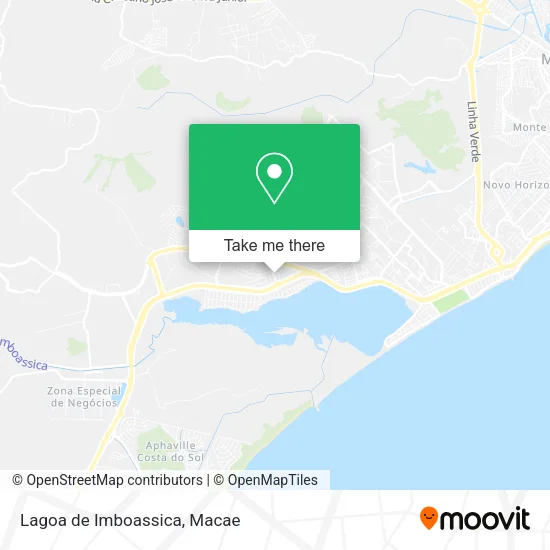 Lagoa de Imboassica map