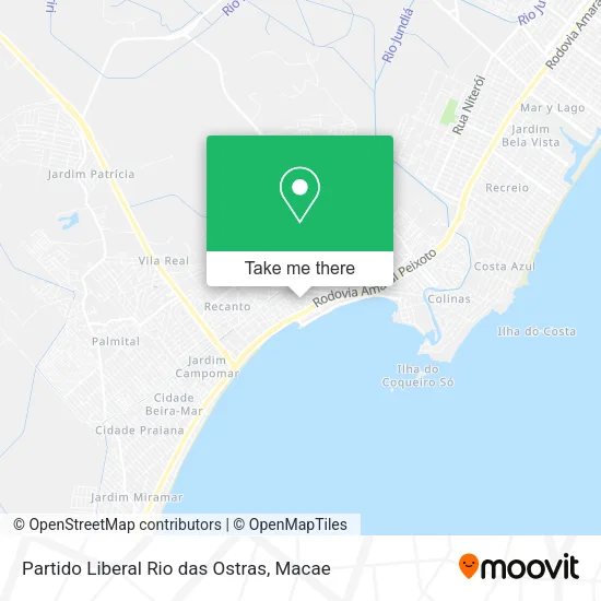 Partido Liberal Rio das Ostras map