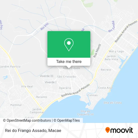 Rei do Frango Assado map