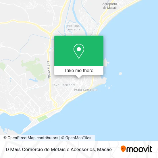 D Mais Comercio de Metais e Acessórios map