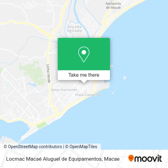 Locmac Macaé Aluguel de Equipamentos map