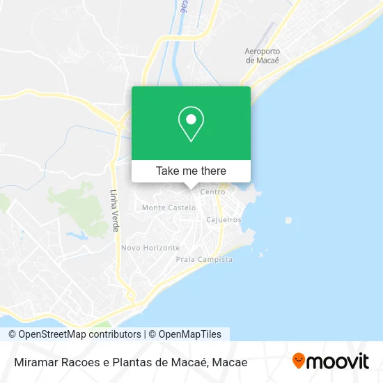 Miramar Racoes e Plantas de Macaé map