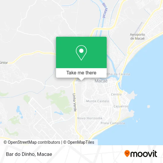 Mapa Bar do Dinho