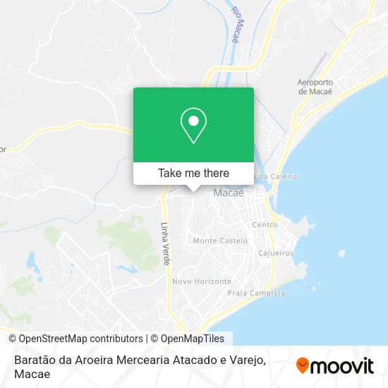 Baratão da Aroeira Mercearia Atacado e Varejo map