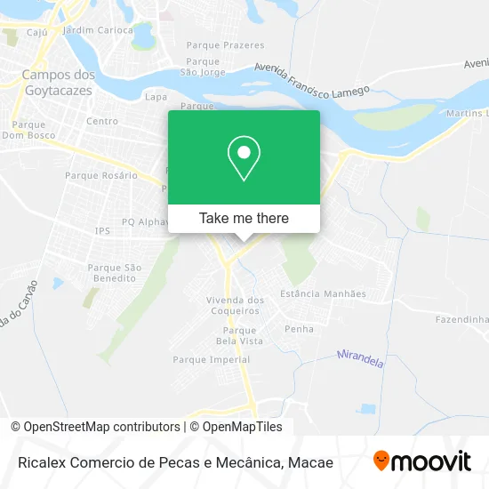 Ricalex Comercio de Pecas e Mecânica map