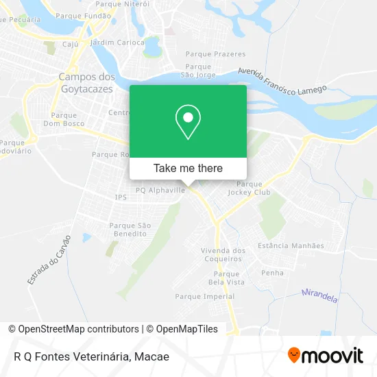 R Q Fontes Veterinária map