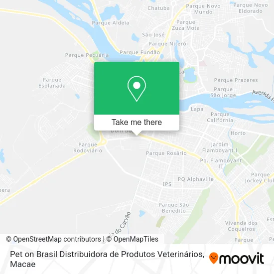 Pet on Brasil Distribuidora de Produtos Veterinários map