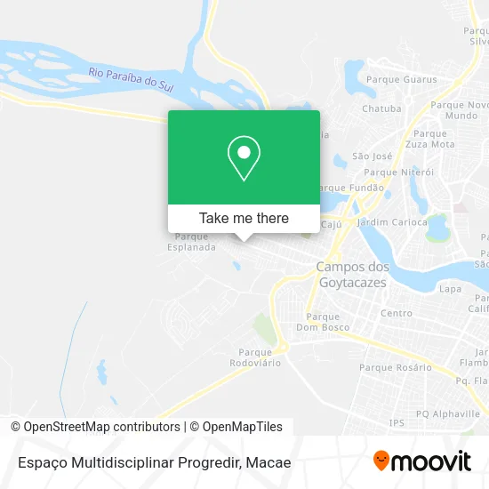 Espaço Multidisciplinar Progredir map