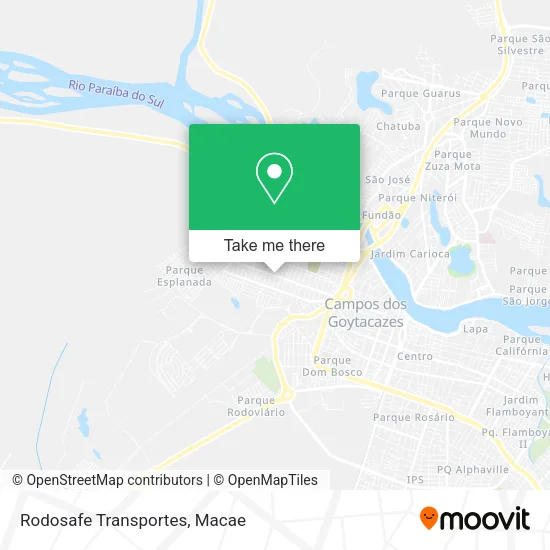 Rodosafe Transportes map