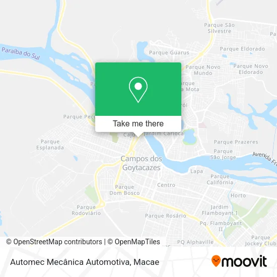 Automec Mecânica Automotiva map