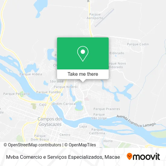 Mvba Comercio e Serviços Especializados map