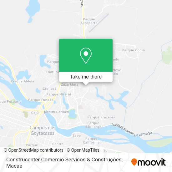 Construcenter Comercio Servicos & Construções map
