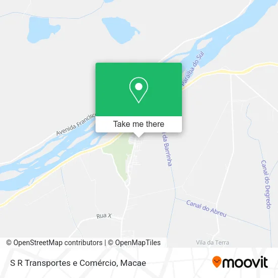 S R Transportes e Comércio map