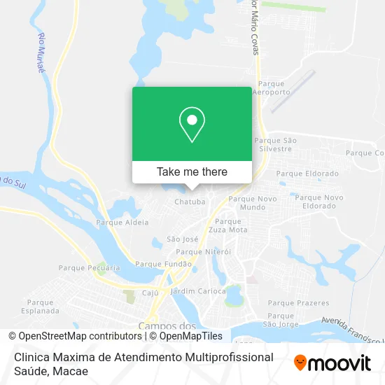 Clinica Maxima de Atendimento Multiprofissional Saúde map