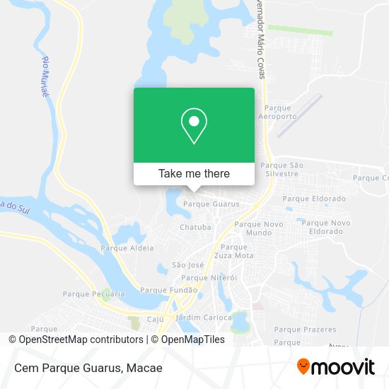 Cem Parque Guarus map