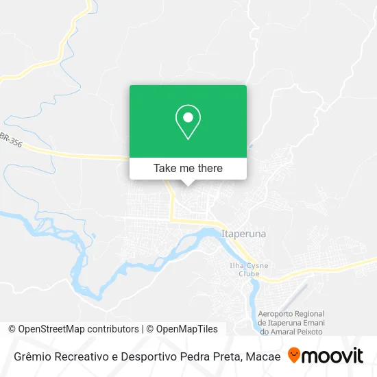 Grêmio Recreativo e Desportivo Pedra Preta map