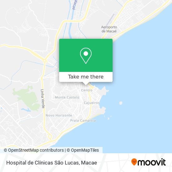 Mapa Hospital de Clínicas São Lucas