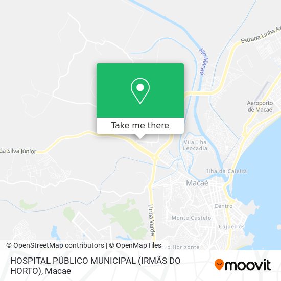 HOSPITAL PÚBLICO MUNICIPAL (IRMÃS DO HORTO) map