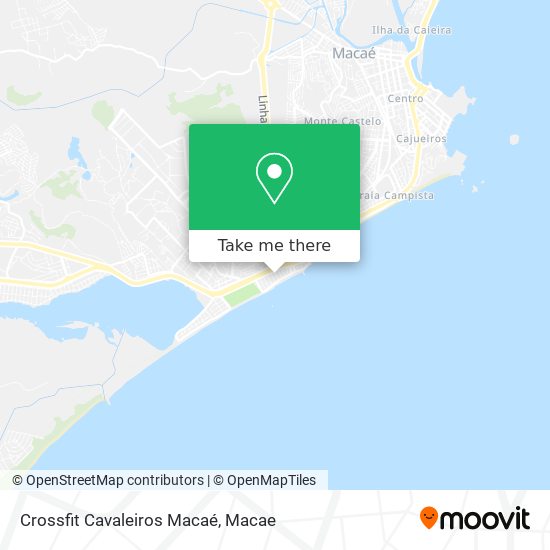 Crossfit Cavaleiros Macaé map