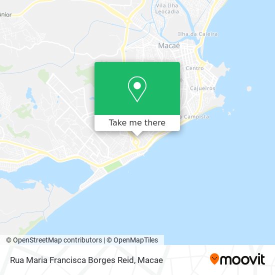 Mapa Rua Maria Francisca Borges Reid