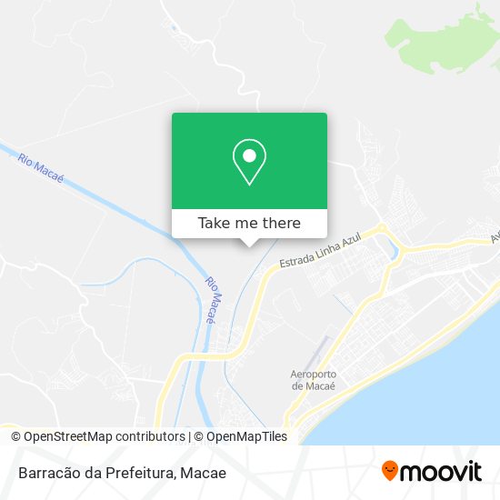 Barracão da Prefeitura map