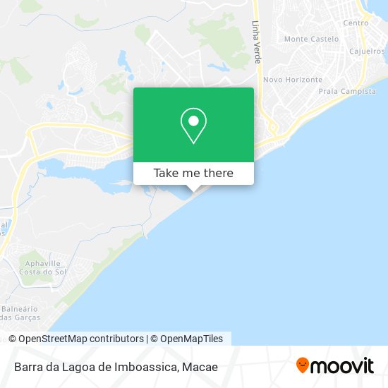 Barra da Lagoa de Imboassica map