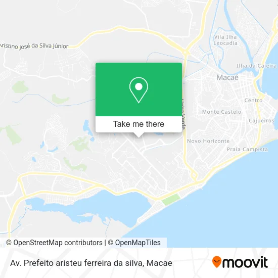 Av. Prefeito aristeu ferreira da silva map