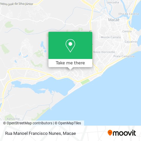 Rua Manoel Francisco Nunes map