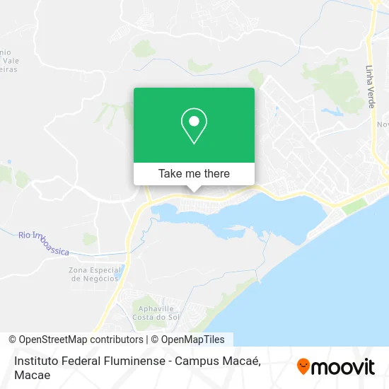 Instituto Federal Fluminense - Campus Macaé map