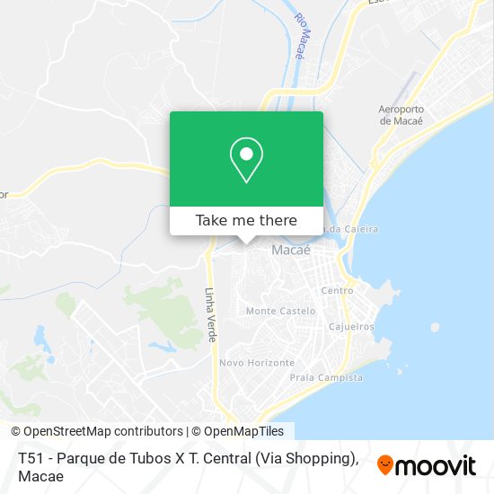 T51 - Parque de Tubos X T. Central (Via Shopping) map