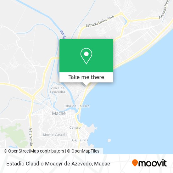 Estádio Cláudio Moacyr de Azevedo map