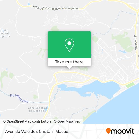 Avenida Vale dos Cristais map