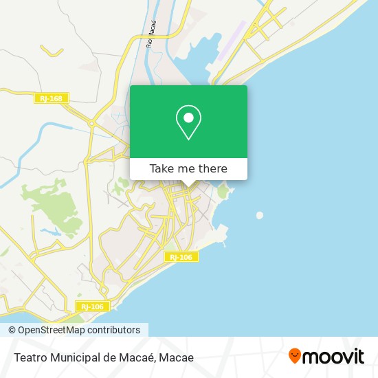 Teatro Municipal de Macaé map