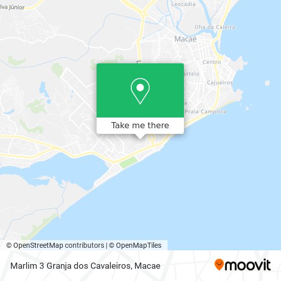 Marlim 3 Granja dos Cavaleiros map