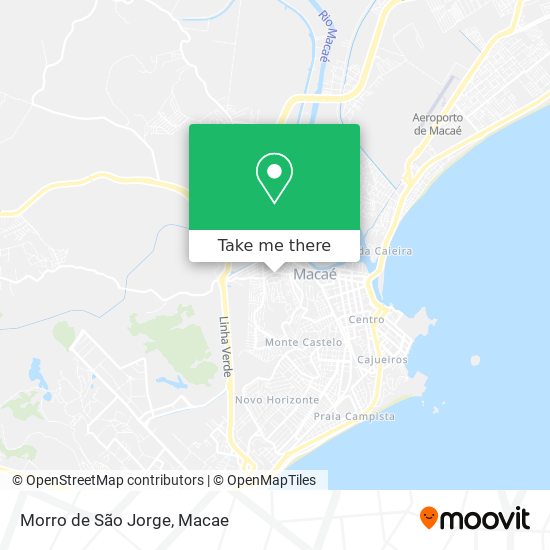 Morro de São Jorge map