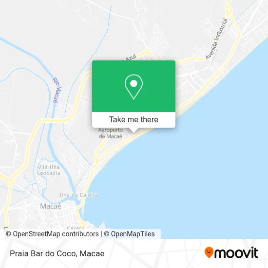 Praia Bar do Coco map