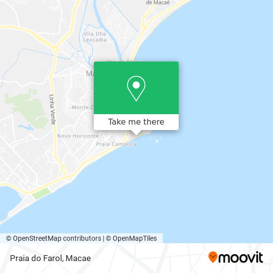 Praia do Farol map