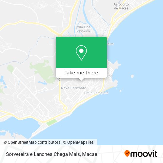 Sorveteira e Lanches Chega Mais map