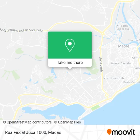 Rua Fiscal Juca 1000 map