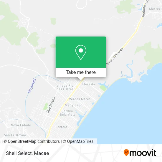 Shell Select map