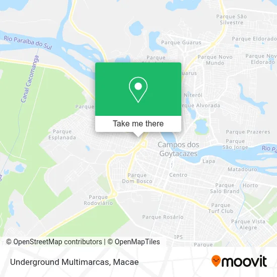 Underground Multimarcas map