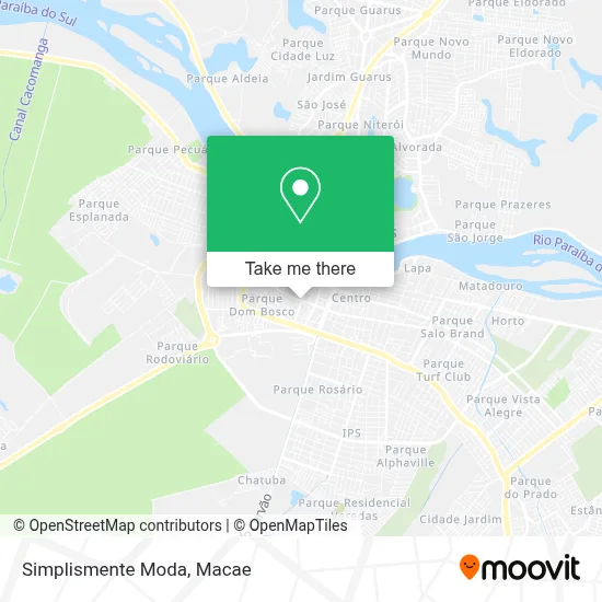 Simplismente Moda map